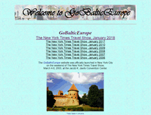 Tablet Screenshot of gobalticeurope.com